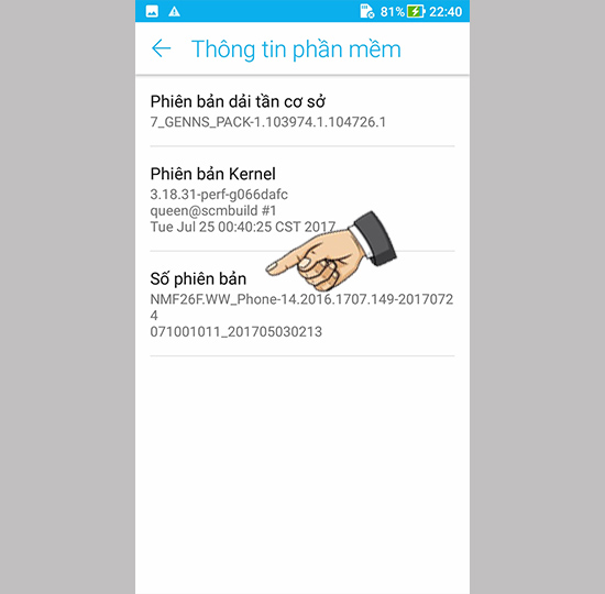 Kích hoạt chế độ nhà phát triển